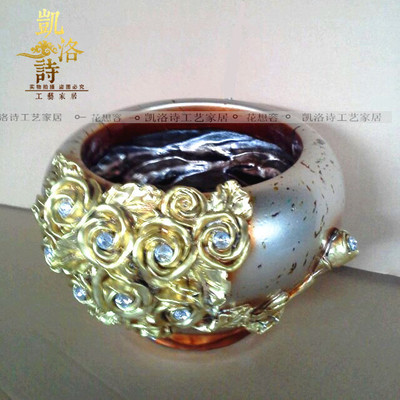 【凱洛詩(shī)】批發(fā)榮耀樹脂花瓶/天然樹脂花瓶/手彩玻璃/工藝品擺件__世界工廠網(wǎng)