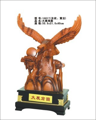 【特價(jià)供應(yīng)青古黃古樹紋大展宏圖鷹 專利產(chǎn)品(圖)】?jī)r(jià)格,廠家,圖片,塑料、樹脂工藝品,義烏市稠城星辰工藝品商行-