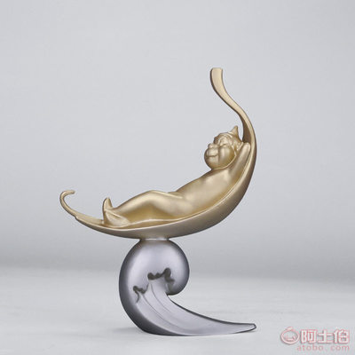 【銅藝世家生肖猴擺件純銅創意雕塑藝術工藝品吉祥物生日禮物】 - 產品庫